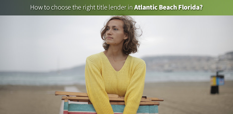 Woman in the beach meditating, thinking how to choose the right lender in Atlantic Beach Florida